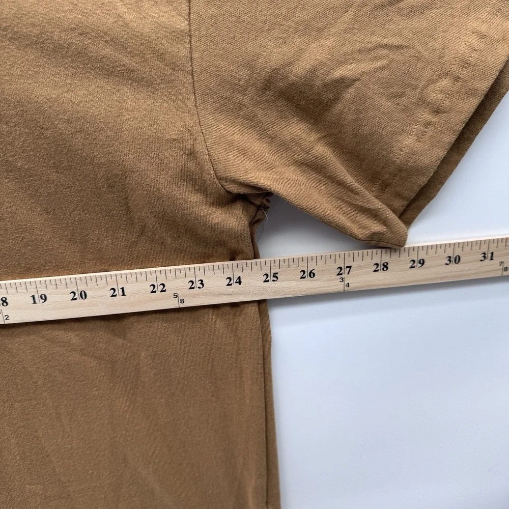 True Religion Painted Horseshoe Oversized Tee Shirt Mens Medium Brown NWT